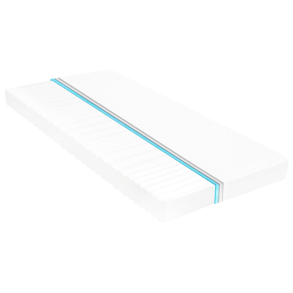 Lit de repos avec matelas 90x200 cm Blanc Bois de pin massif - XIOS