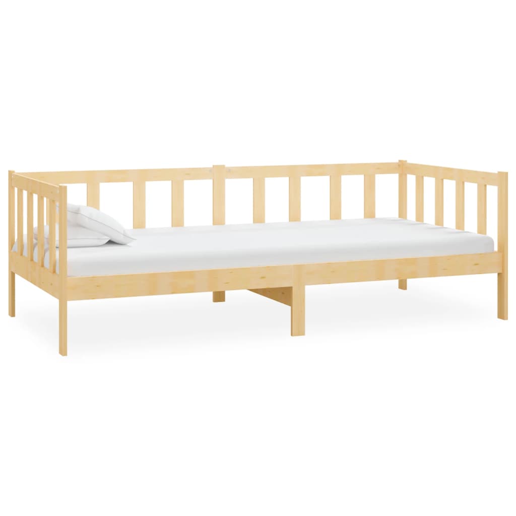 Lit de repos avec matelas 90x200 cm Bois de pin massif - XIOS