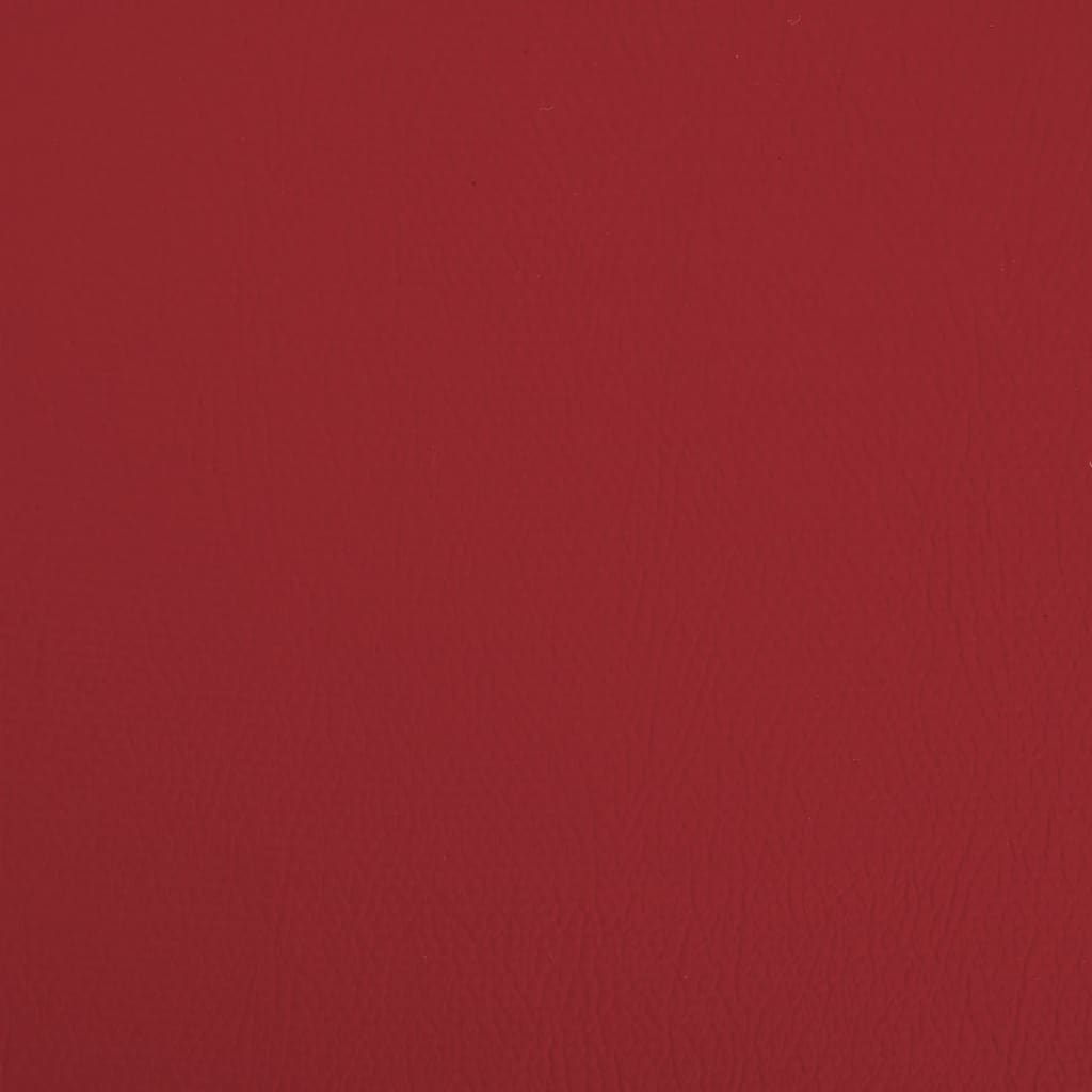 Tabouret de rangement pliable Rouge bordeaux PVC - XIOS