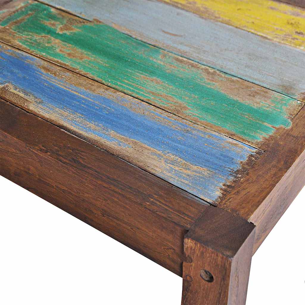Chaises à manger lot de 6 bois de récupération solide