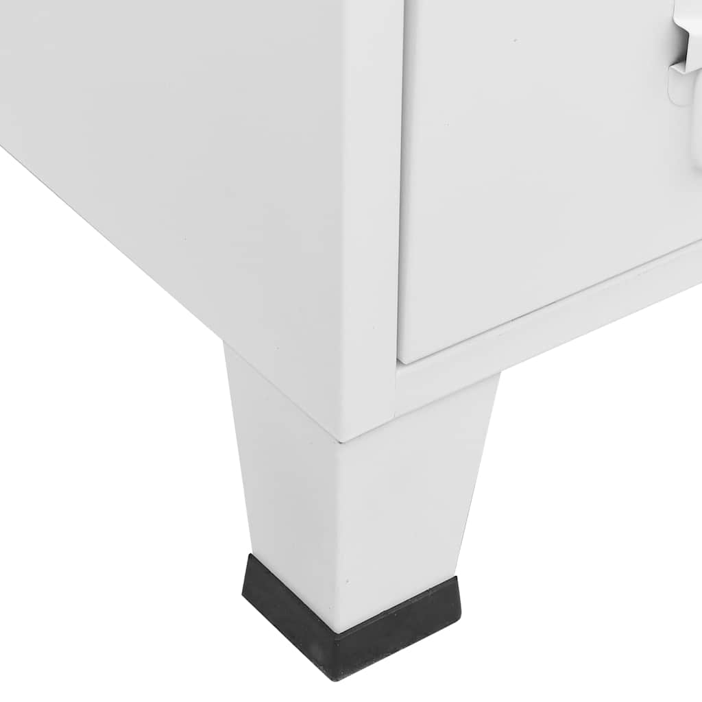 Garde-robe industrielle Blanc 67x35x107 cm Acier - XIOS