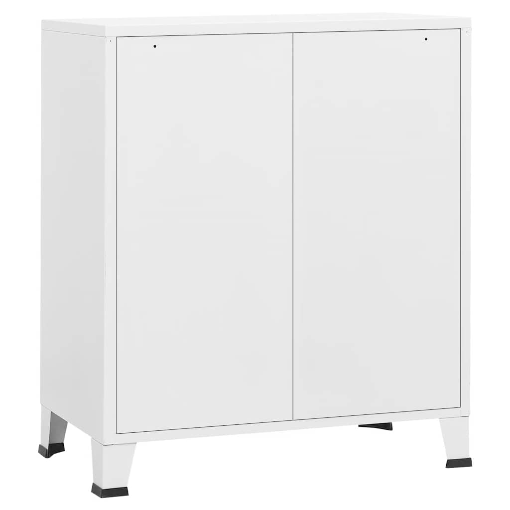 Armoire à tiroirs industrielle Blanc 78x40x93 cm Métal - XIOS
