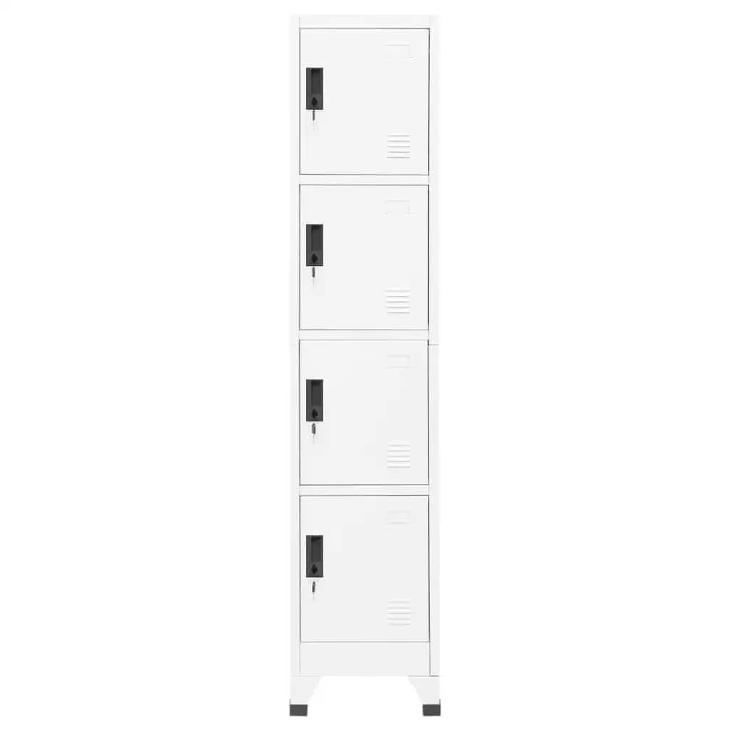 Armoire à casiers Blanc 38x45x180 cm Acier - XIOS