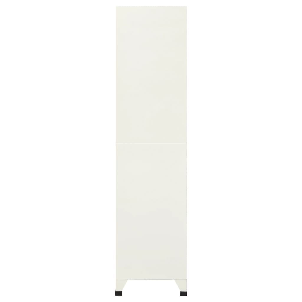 Armoire à casiers Gris et bleu 90x45x180 cm Acier - XIOS