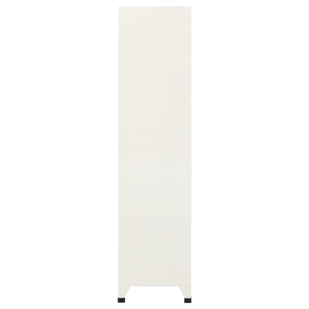 Armoire à casiers Gris et bleu 90x45x180 cm Acier - XIOS