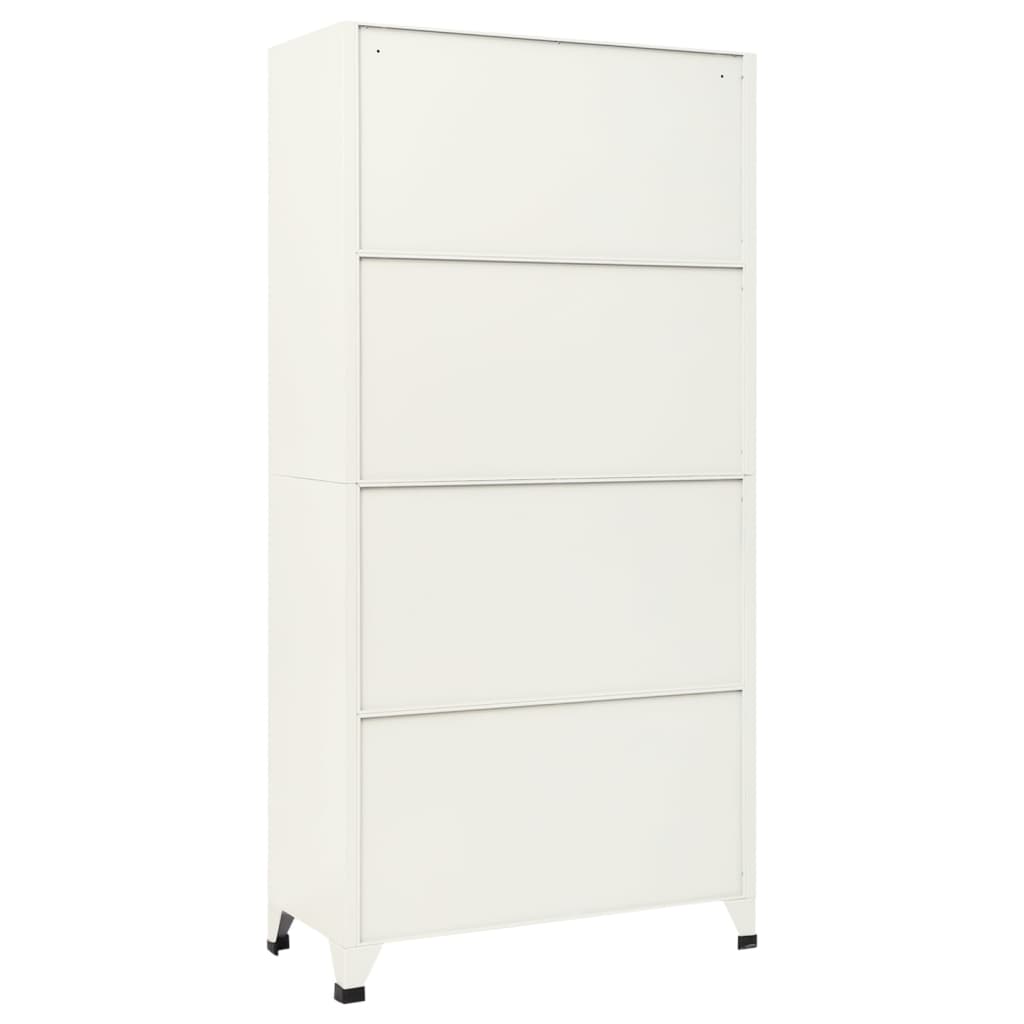 Armoire à casiers Gris et bleu 90x45x180 cm Acier - XIOS