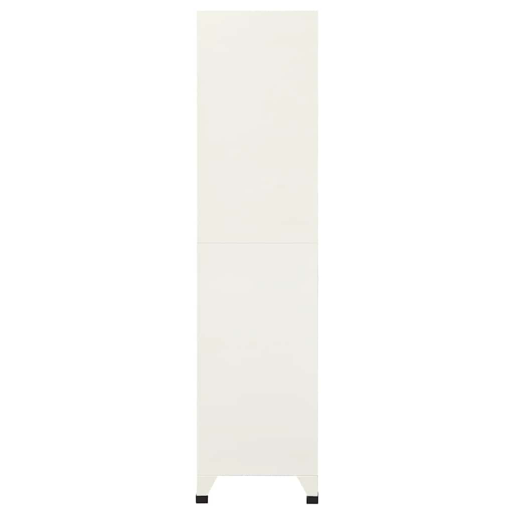 Armoire à casiers Gris et bleu 90x45x180 cm Acier - XIOS