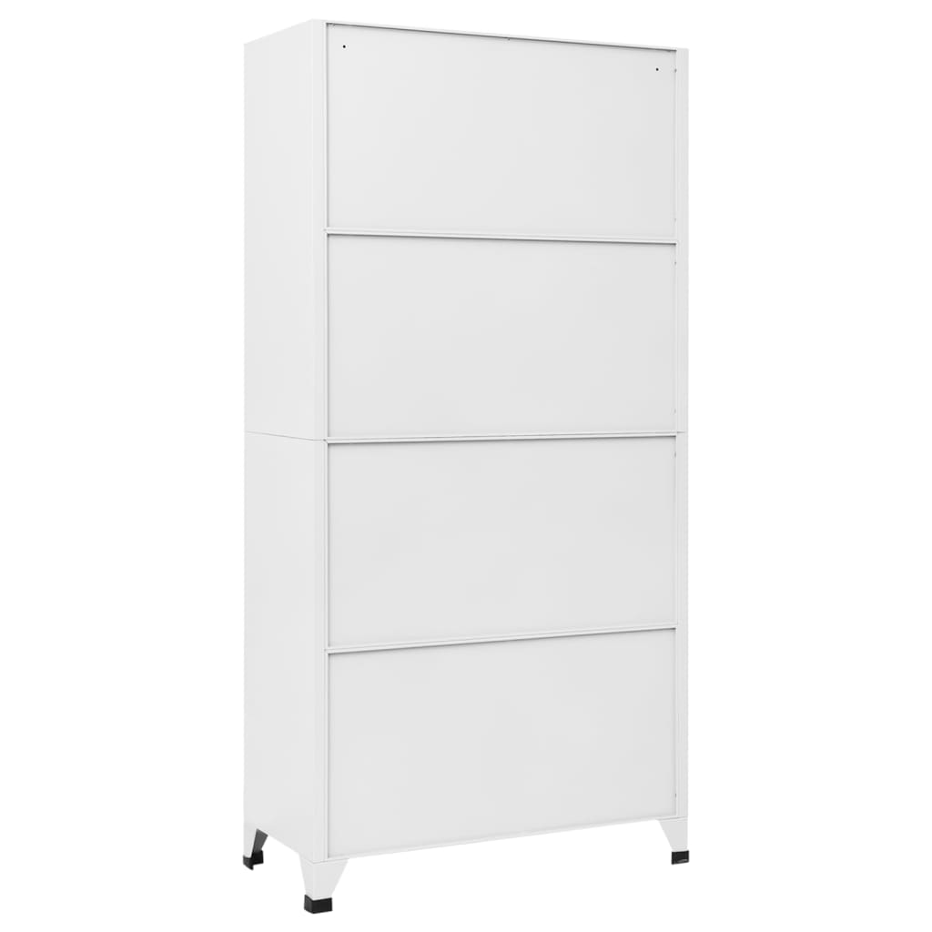 Armoire à casiers Gris clair et gris foncé 90x45x180 cm Acier - XIOS