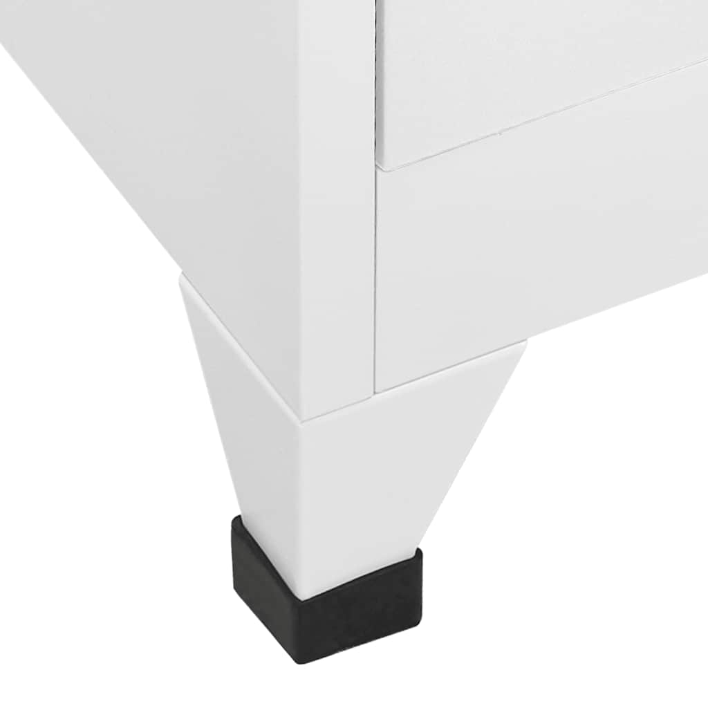 Armoire à casiers Gris clair 90x40x180 cm Acier - XIOS