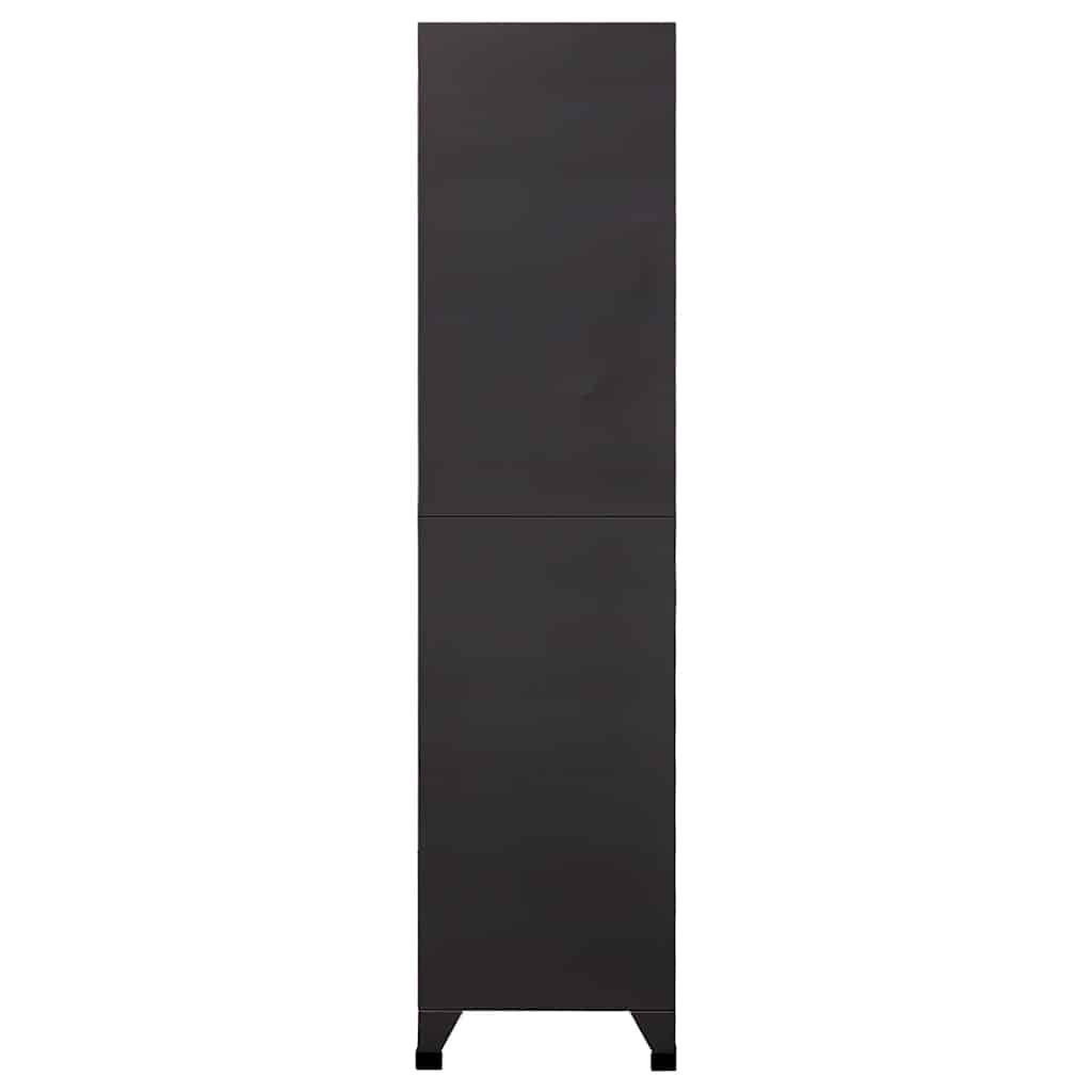 Armoire à casiers Anthracite 90x40x180 cm Acier - XIOS