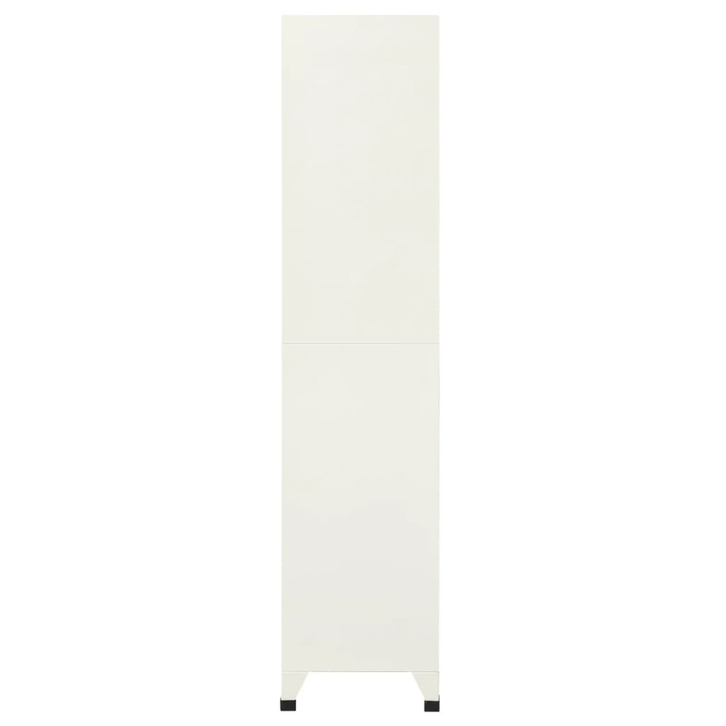 Armoire à casiers Gris et bleu 90x40x180 cm Acier - XIOS