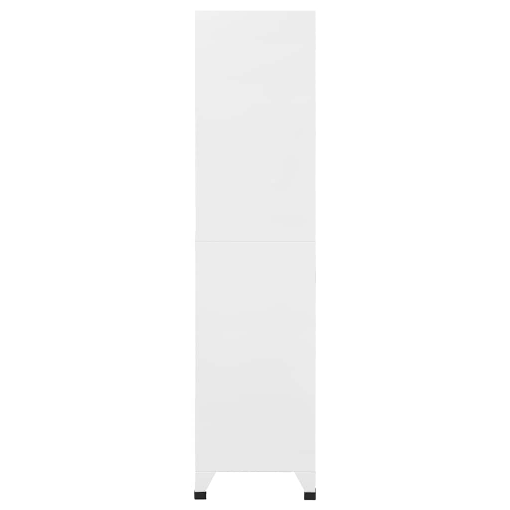 Armoire à casiers Gris clair et gris foncé 90x40x180 cm Acier - XIOS