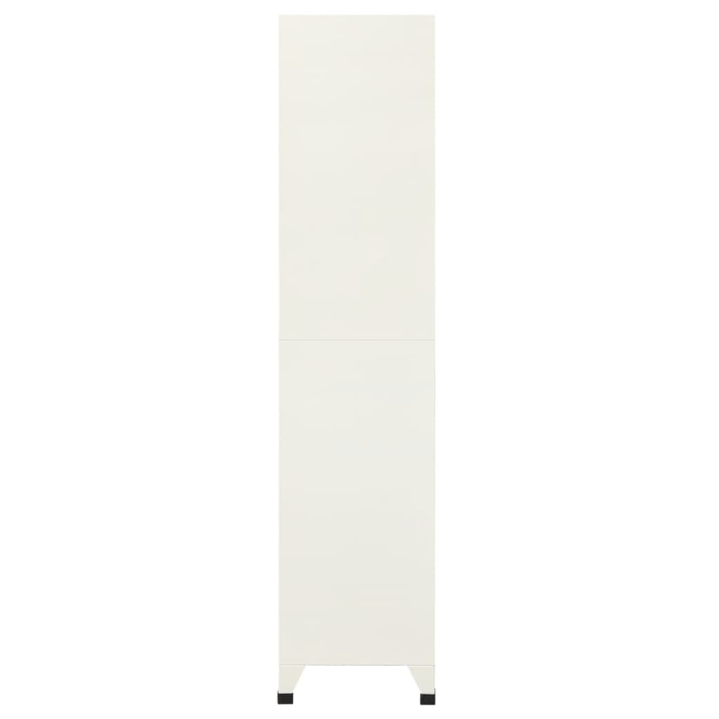 Armoire à casiers Gris et bleu 90x40x180 cm Acier - XIOS