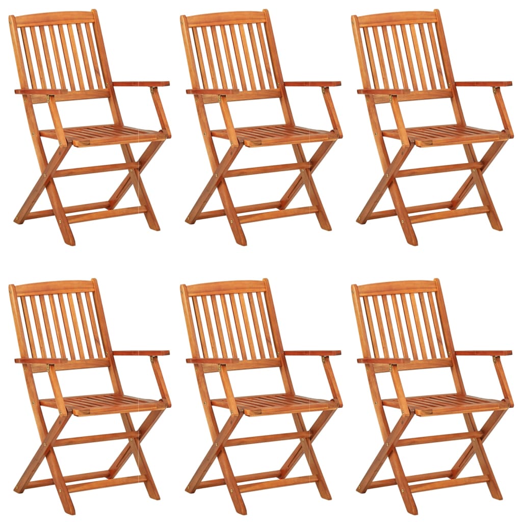 Ensemble à manger de jardin 7 pcs bois massif d'acacia