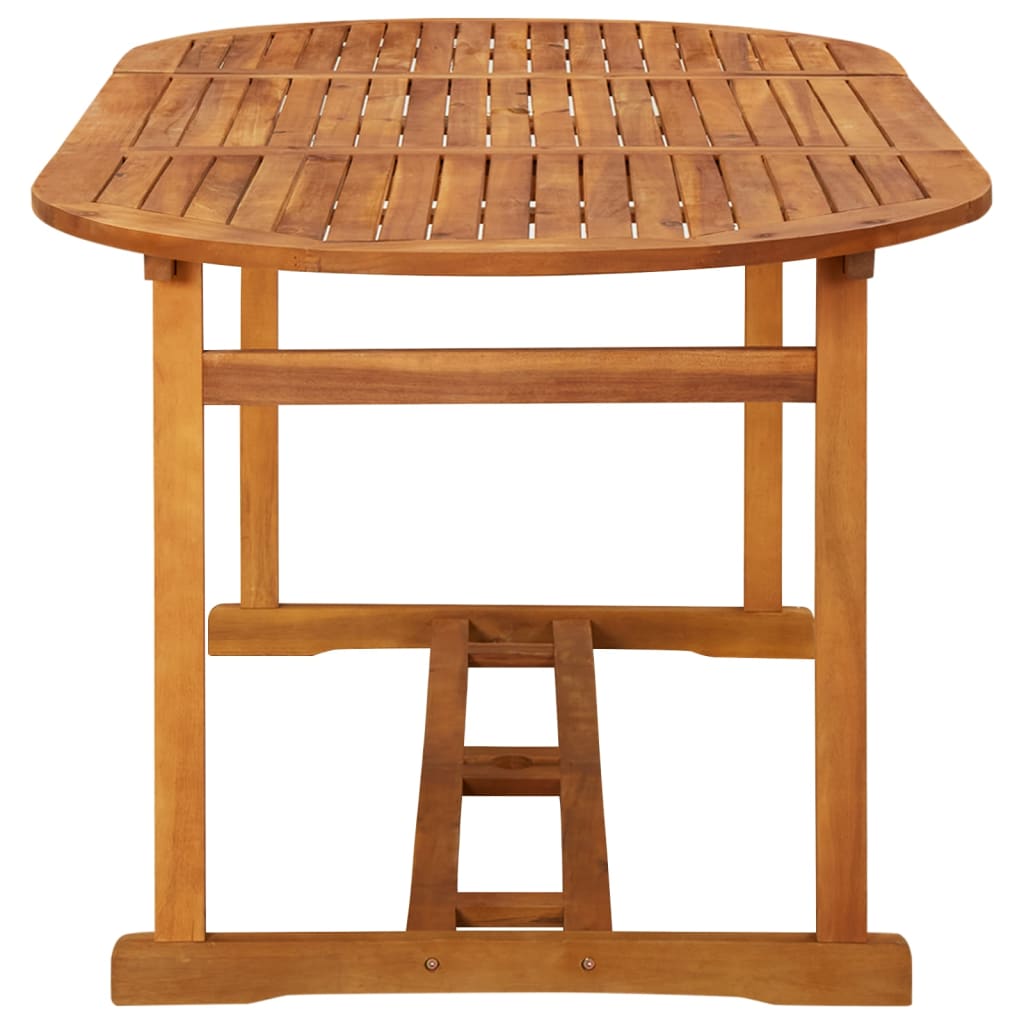 Ensemble à manger de jardin 7 pcs bois massif d'acacia