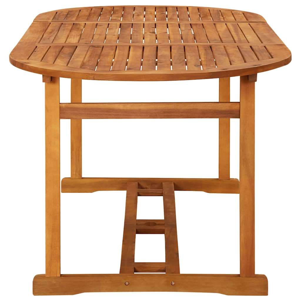 Ensemble à manger de jardin 7 pcs bois massif d'acacia