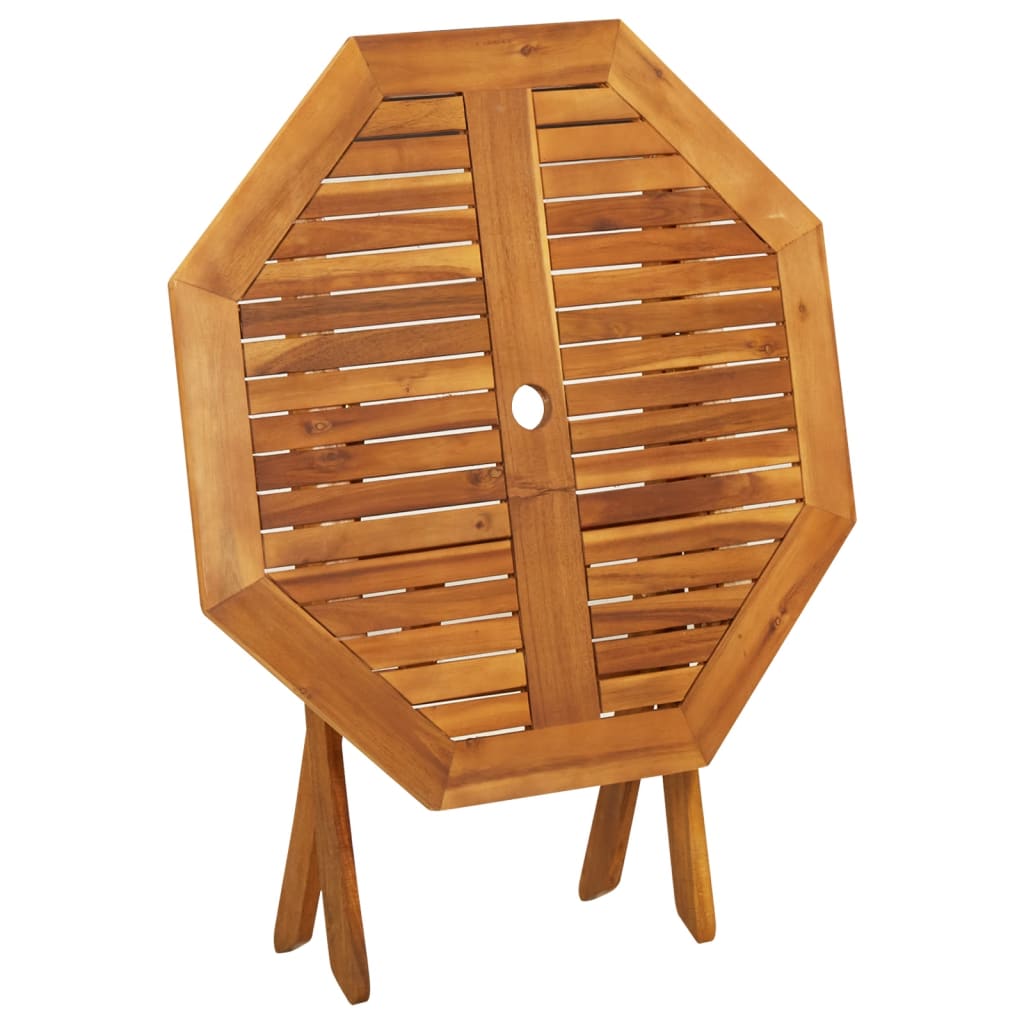 Ensemble à manger de jardin 5 pcs Bois d'acacia solide - XIOS