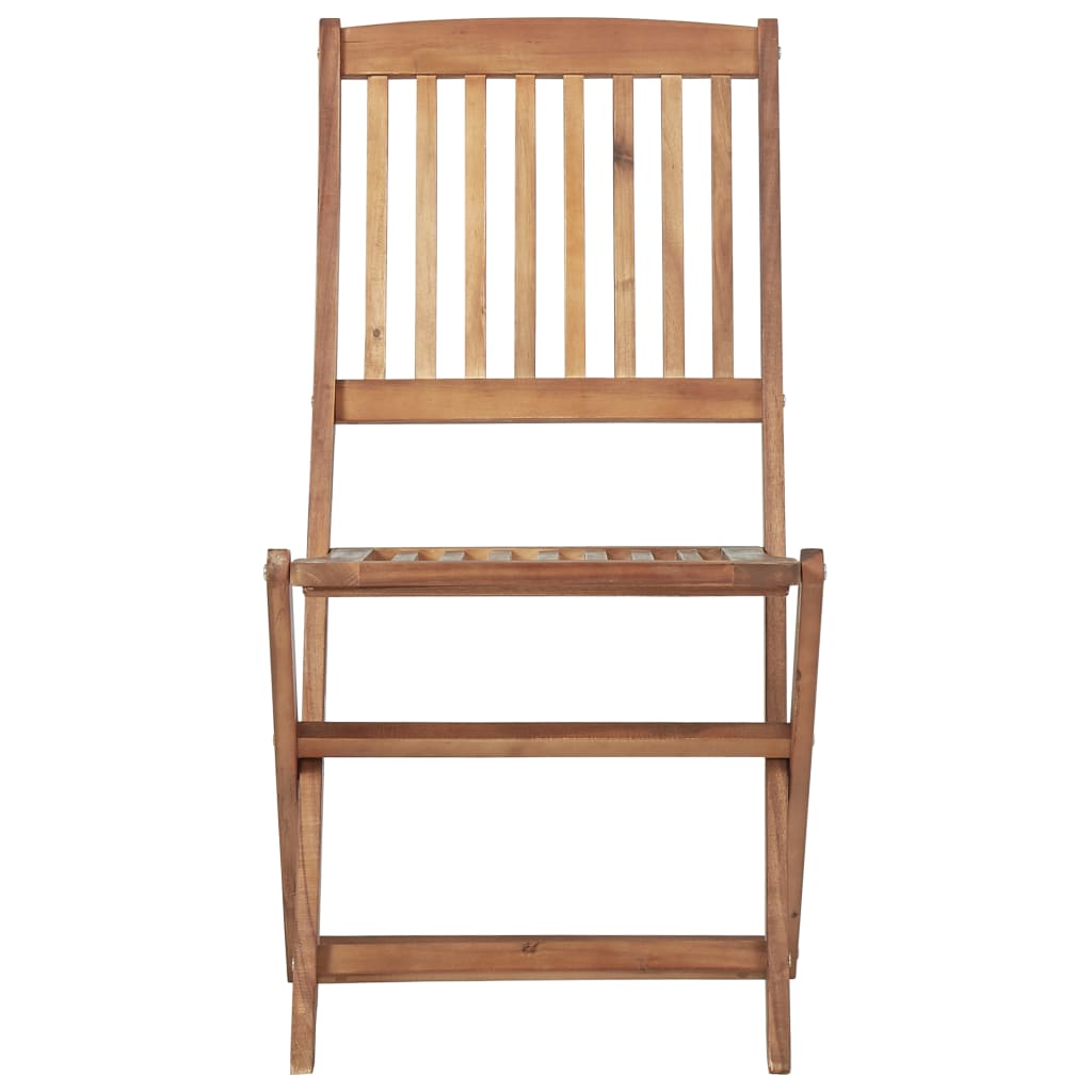 Ensemble à manger de jardin 5 pcs Bois d'acacia solide - XIOS