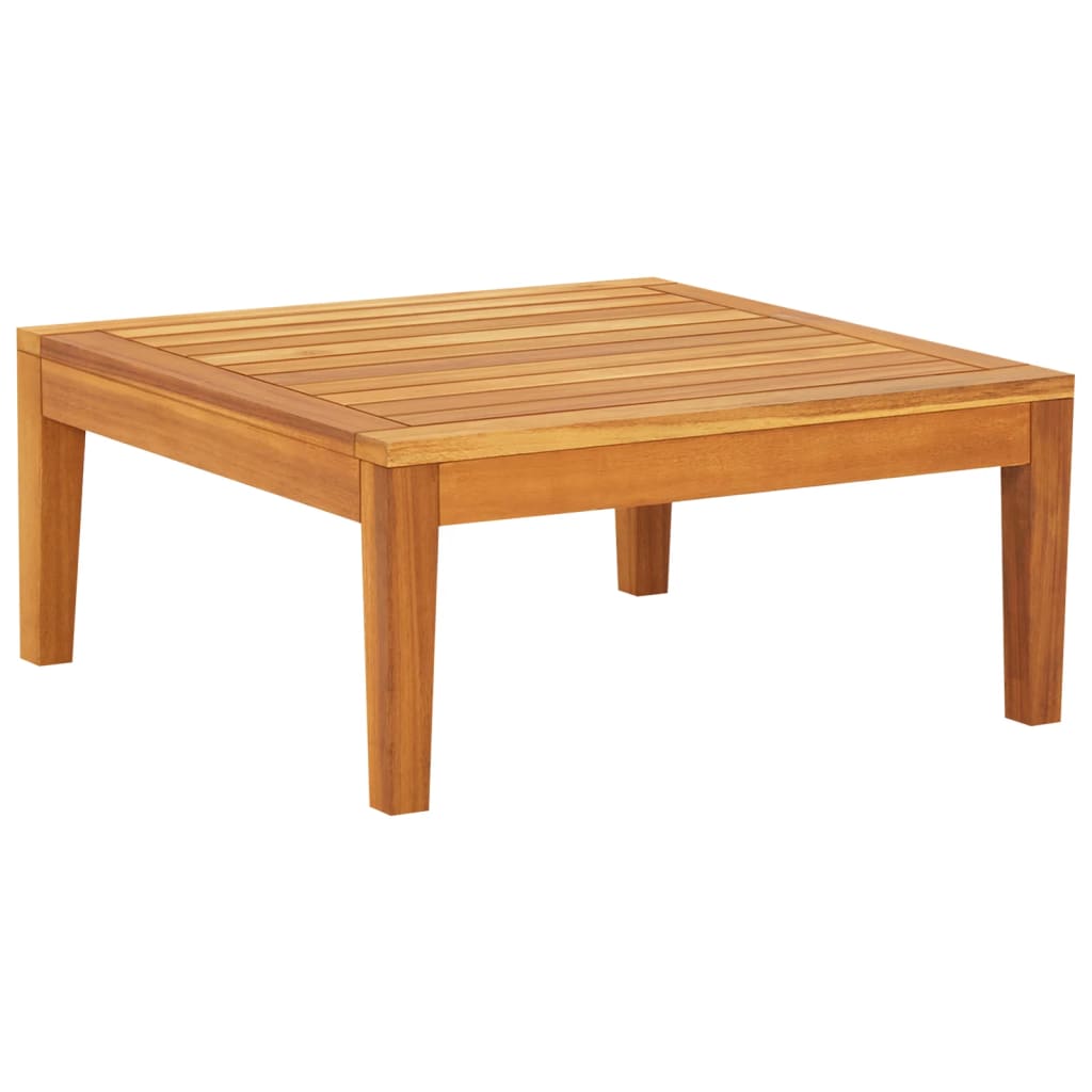 Salon de jardin 4 pcs avec coussins gris foncé Bois d'acacia