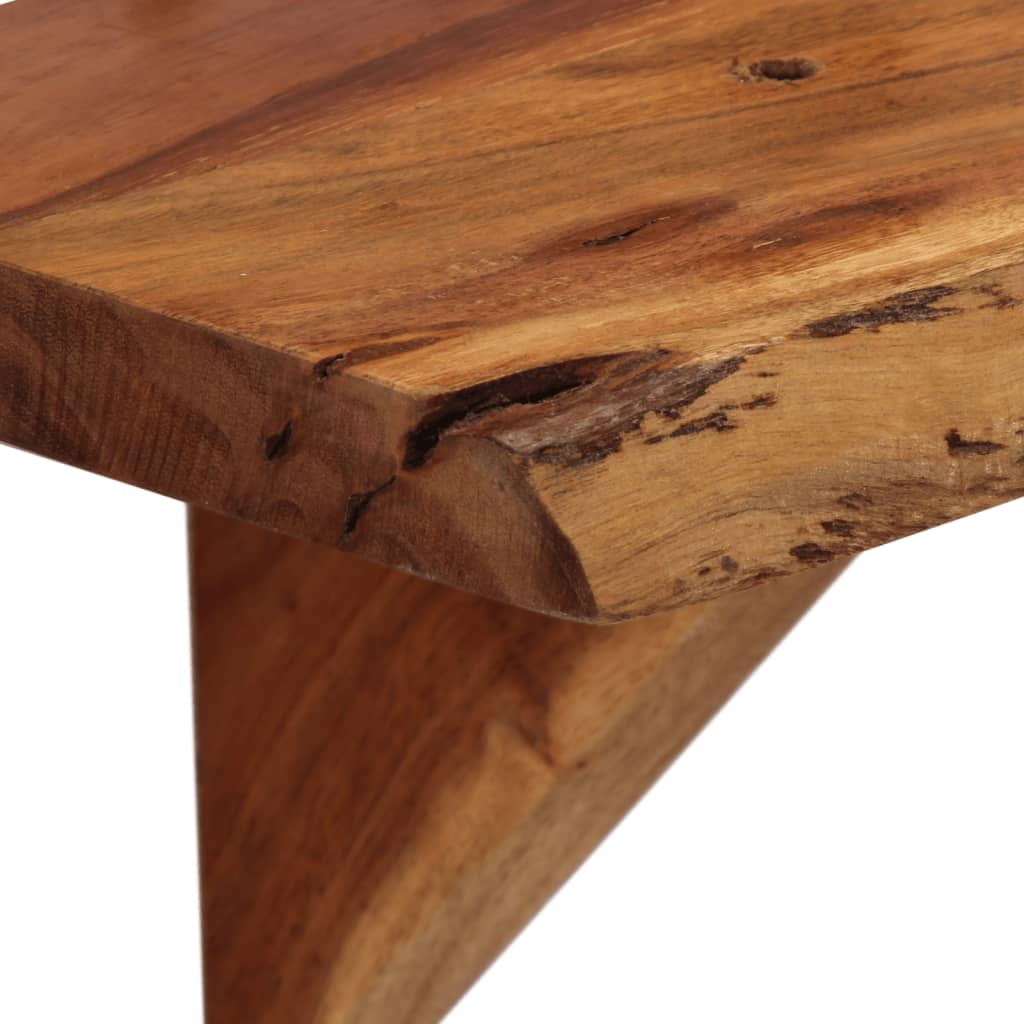 Étagères murales 2 pcs 110x20x18 cm bois massif d'acacia - XIOS