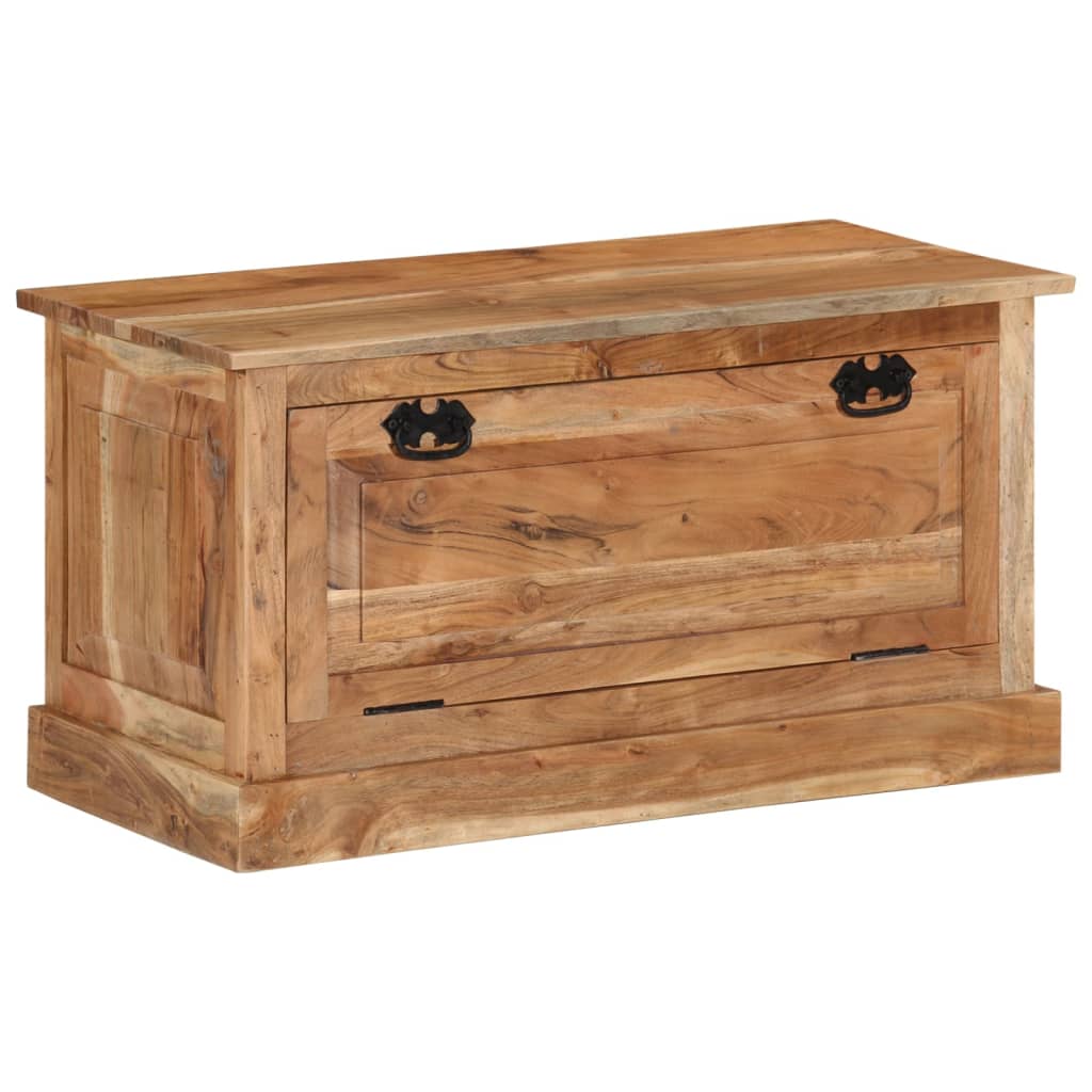 Banc de rangement de chaussures 85x40x45cm Bois d'acacia massif - XIOS