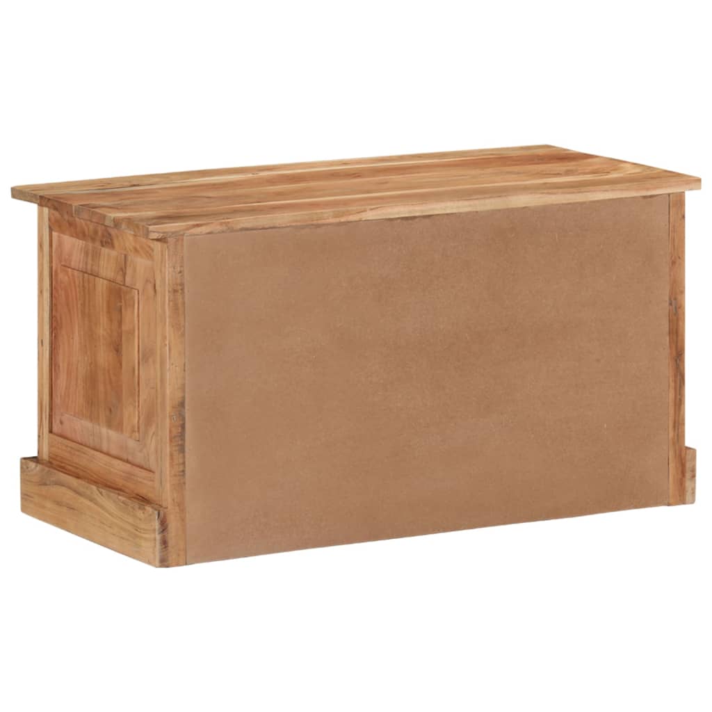 Banc de rangement de chaussures 85x40x45cm Bois d'acacia massif - XIOS