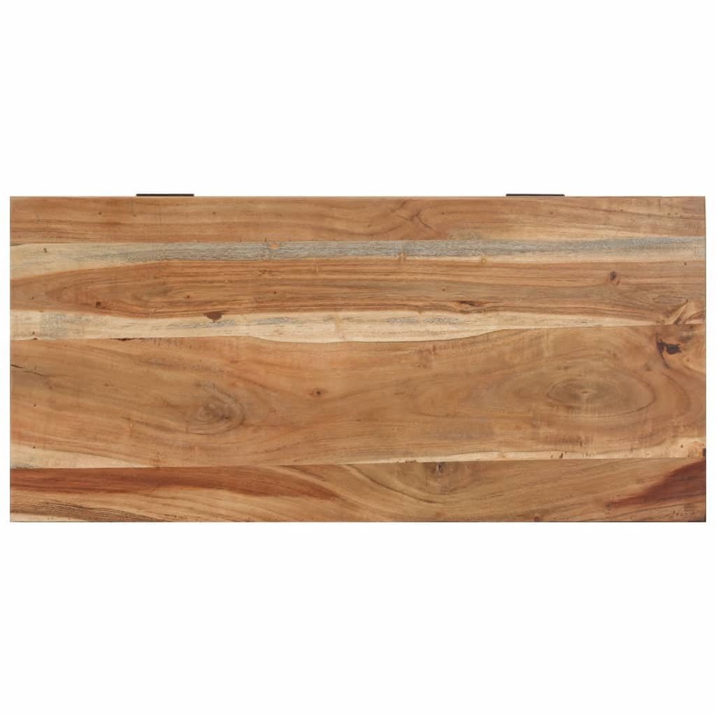 Banc de rangement de chaussures 85x40x45cm Bois d'acacia massif - XIOS