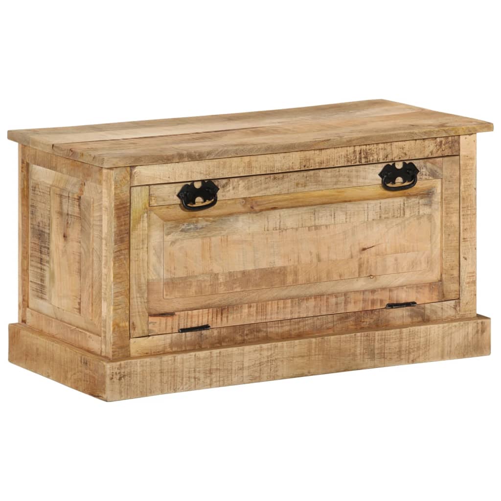 Banc de rangement de chaussures 85x40x45 cm Bois de manguier - XIOS