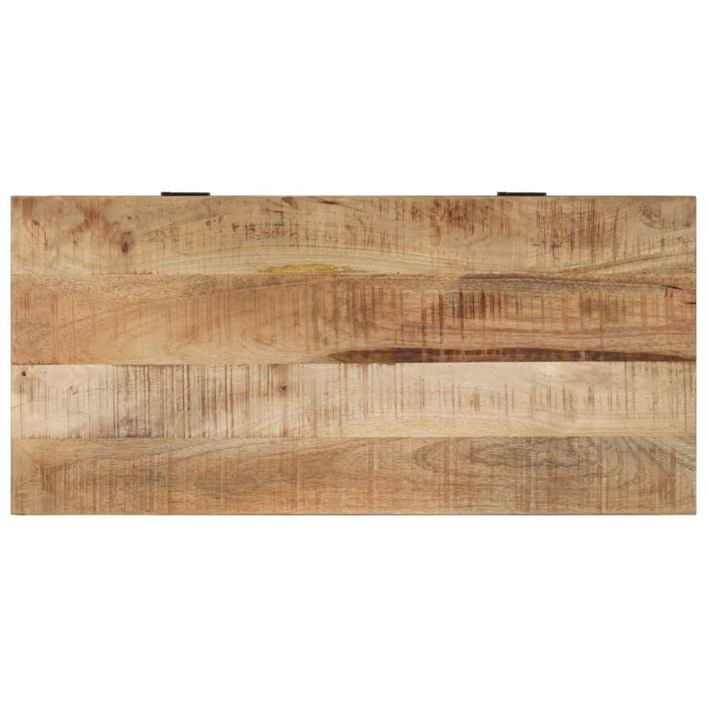 Banc de rangement de chaussures 85x40x45 cm Bois de manguier - XIOS