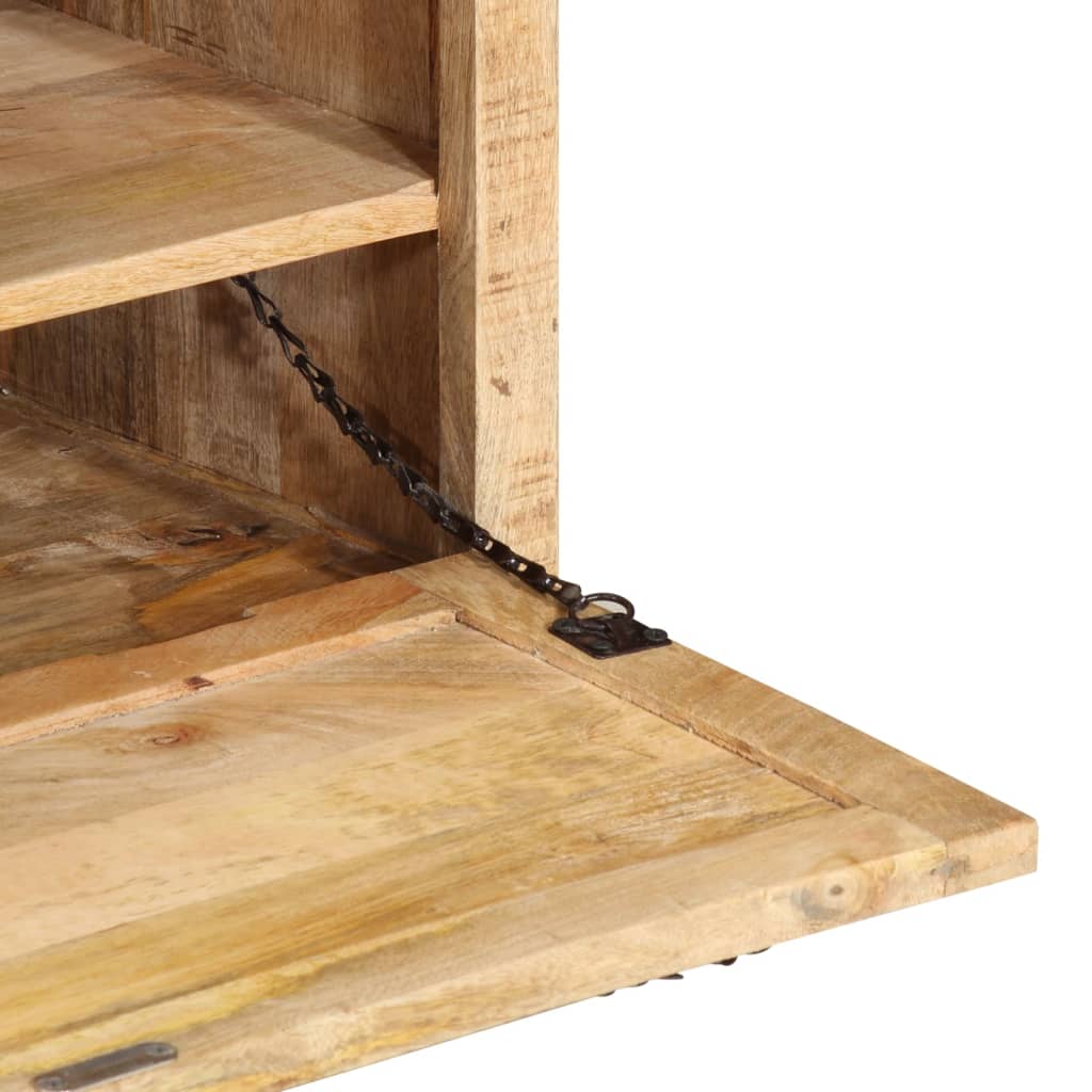 Banc de rangement de chaussures 85x40x45 cm Bois de manguier - XIOS