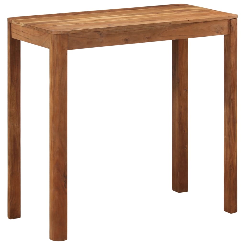 Table de bar bois massif d'acacia et finition miel 110x55x106cm - XIOS