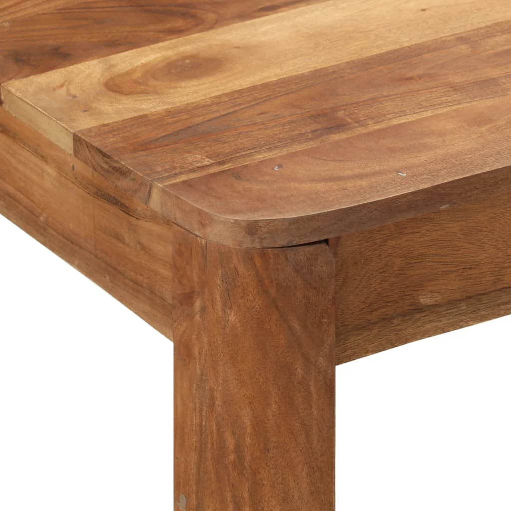 Table de bar bois massif d'acacia et finition miel 110x55x106cm - XIOS