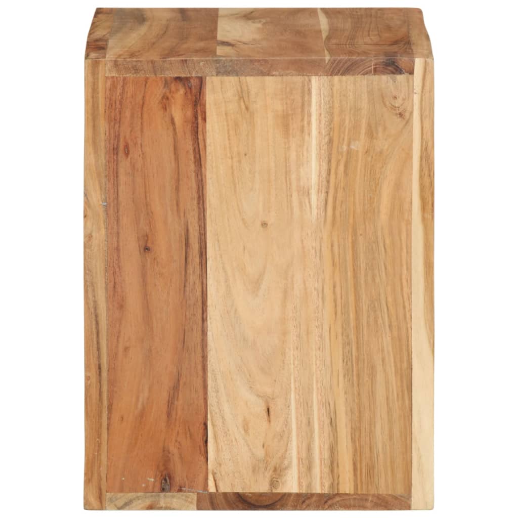 Tabouret 40x30x40 cm Bois d'acacia solide - XIOS
