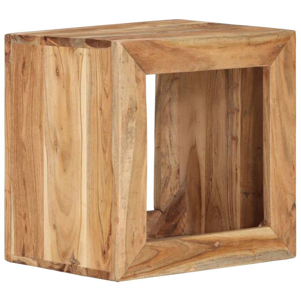 Tabouret 40x30x40 cm Bois d'acacia solide - XIOS