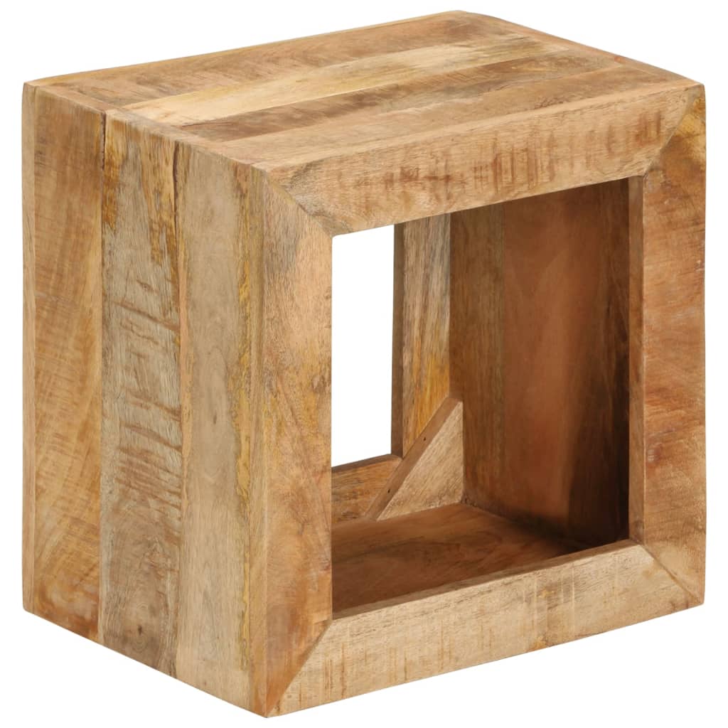 Tabouret 40x30x40 cm Bois de manguier solide - XIOS