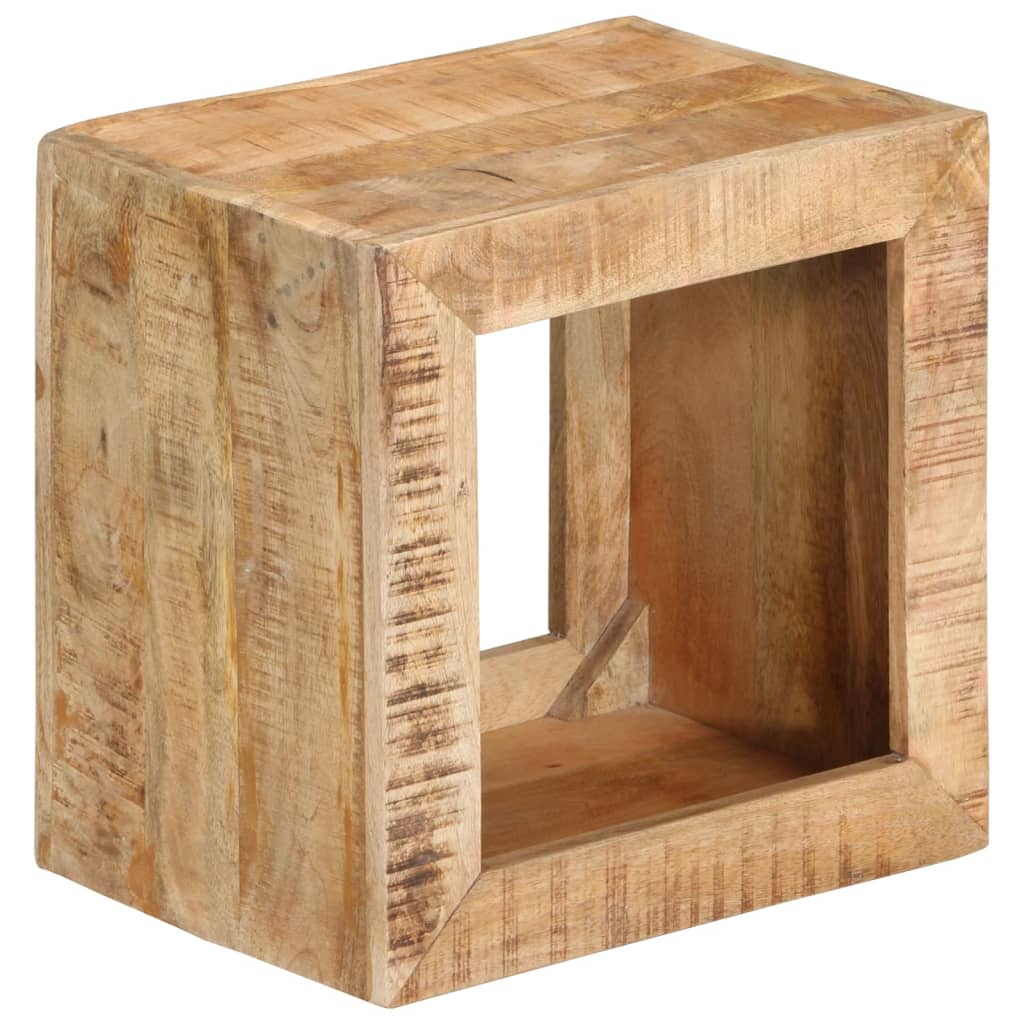 Tabouret 40x30x40 cm Bois de manguier solide - XIOS