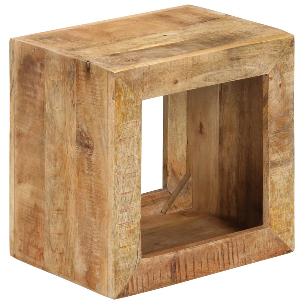 Tabouret 40x30x40 cm Bois de manguier solide - XIOS