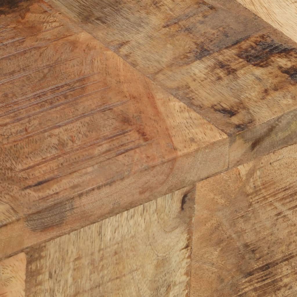 Meuble TV 110x30x40 cm Bois massif de manguier - XIOS