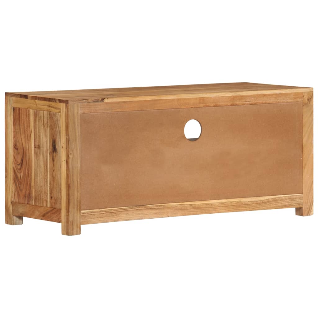 Meuble TV 88x35x40 cm bois d'acacia massif - XIOS