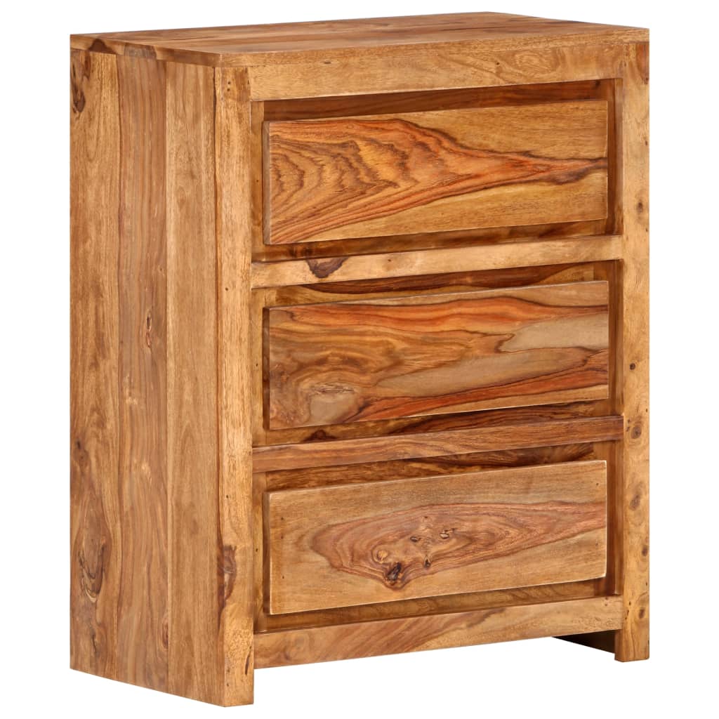 Armoire à tiroirs 60x33x75 cm Bois d'acacia massif - XIOS