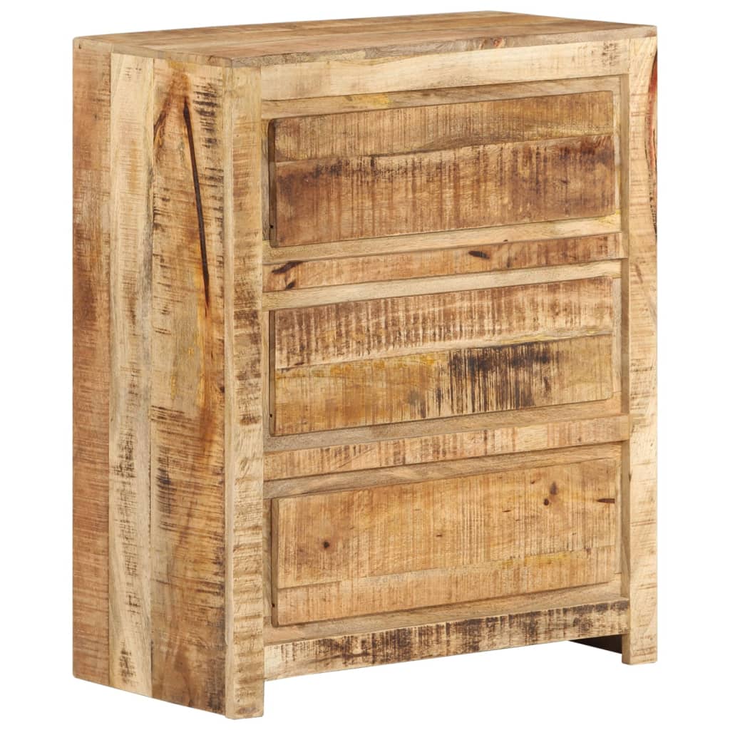Armoire à tiroirs 60x33x75 cm Bois massif de manguier - XIOS