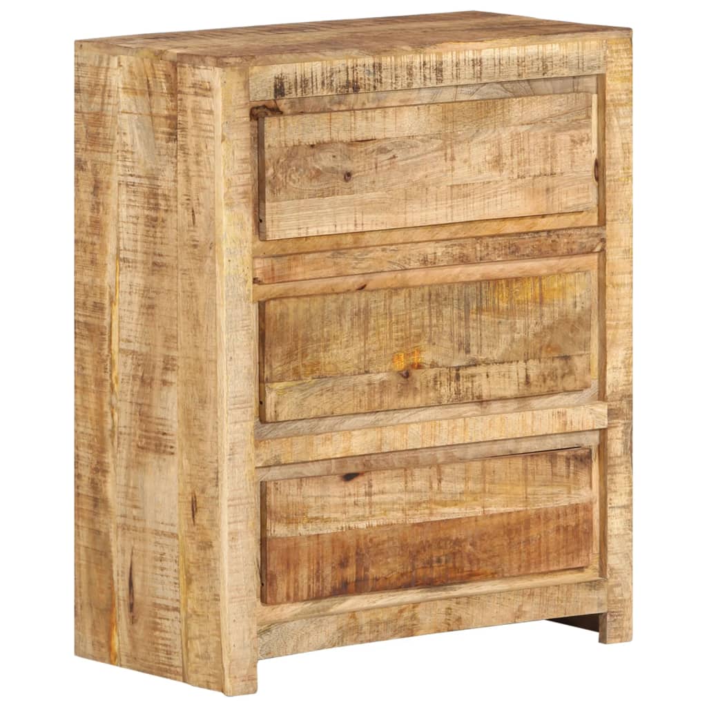 Armoire à tiroirs 60x33x75 cm Bois massif de manguier - XIOS