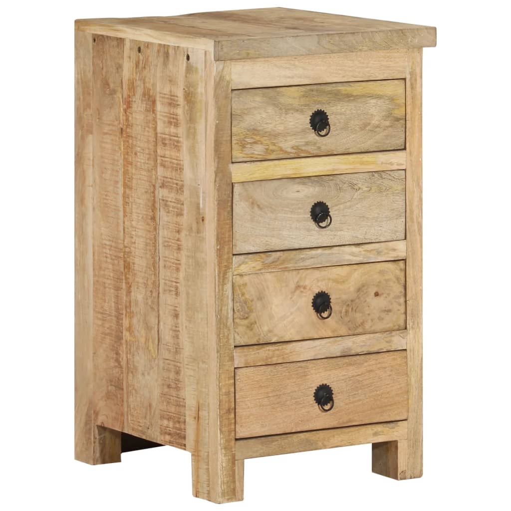 Bureau à caissons Bois de manguier massif 140x50x77 cm - XIOS