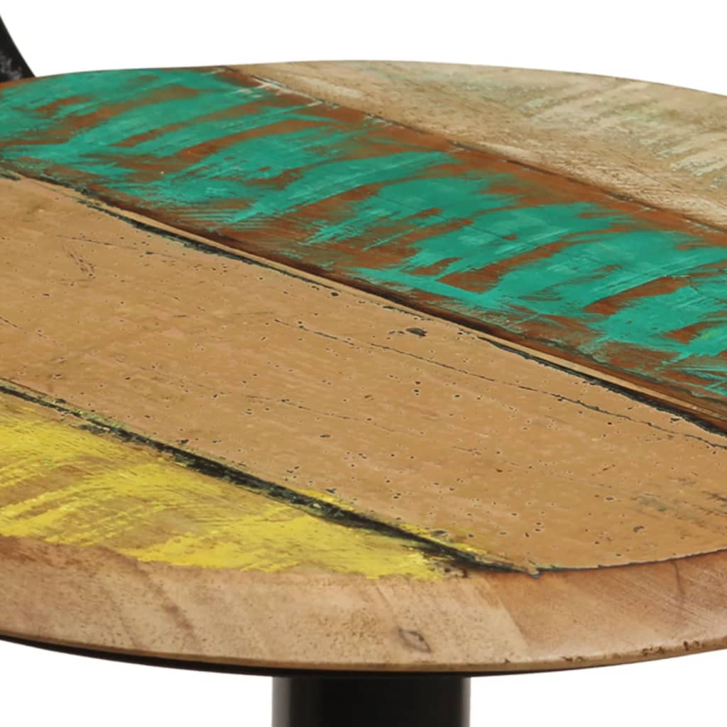 Tabourets de bar lot de 2 bois de récupération massif - XIOS