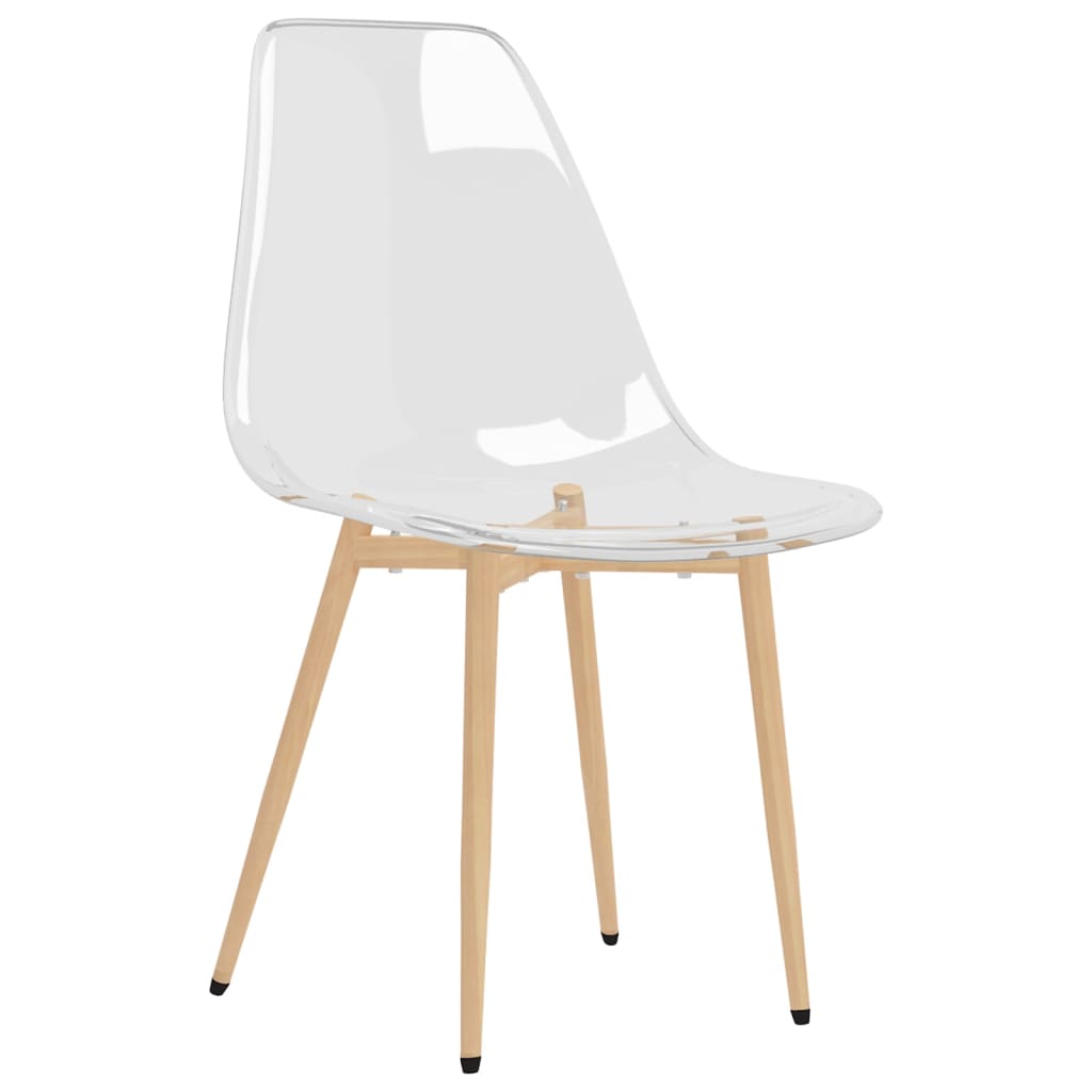 Chaises à manger lot de 6 Transparent PET - XIOS