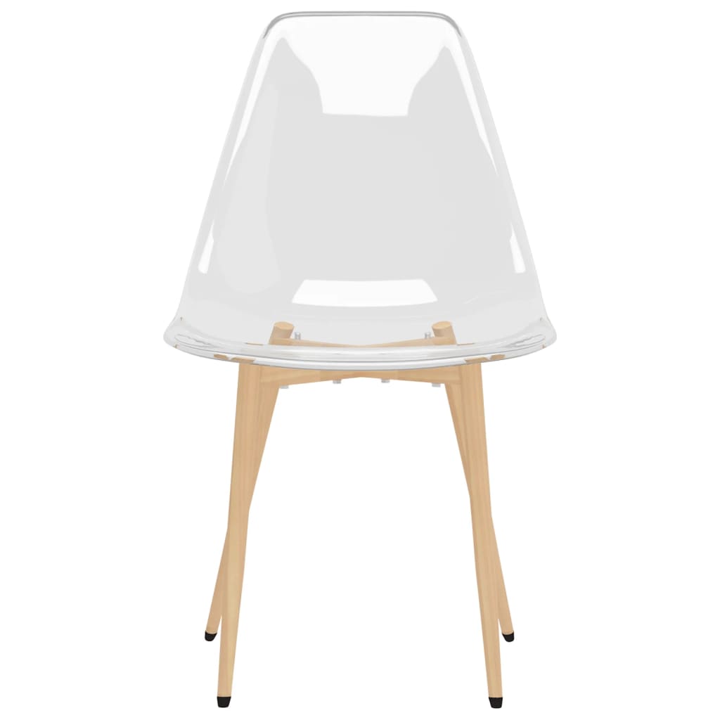 Chaises à manger lot de 6 Transparent PET - XIOS