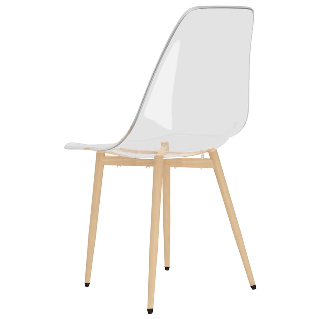 Chaises à manger lot de 6 Transparent PET - XIOS