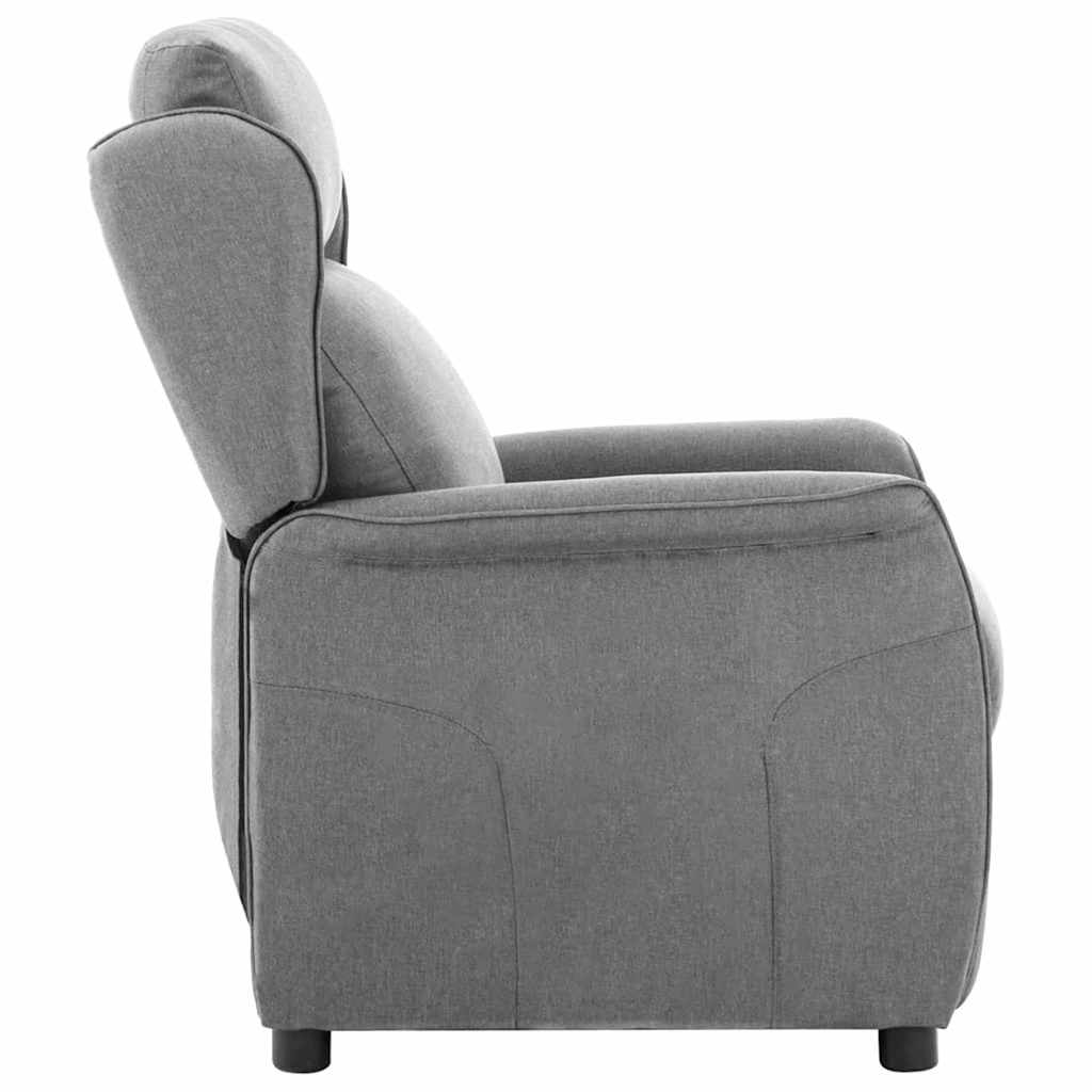 Fauteuil inclinable Gris clair 67.5 x 93.5 x 101.5 cm tissu - XIOS