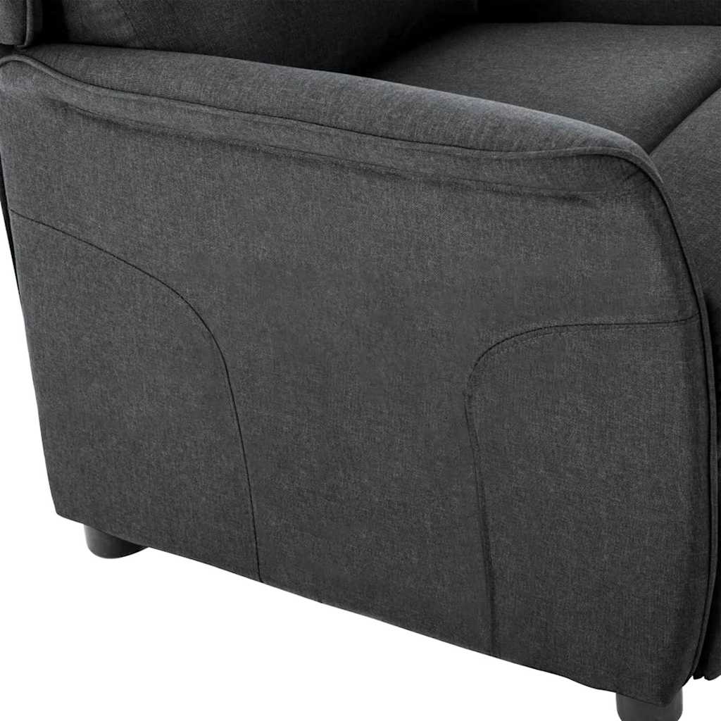 Fauteuil inclinable Gris foncé 67.5 x 93.5 x 101.5 cm tissu - XIOS
