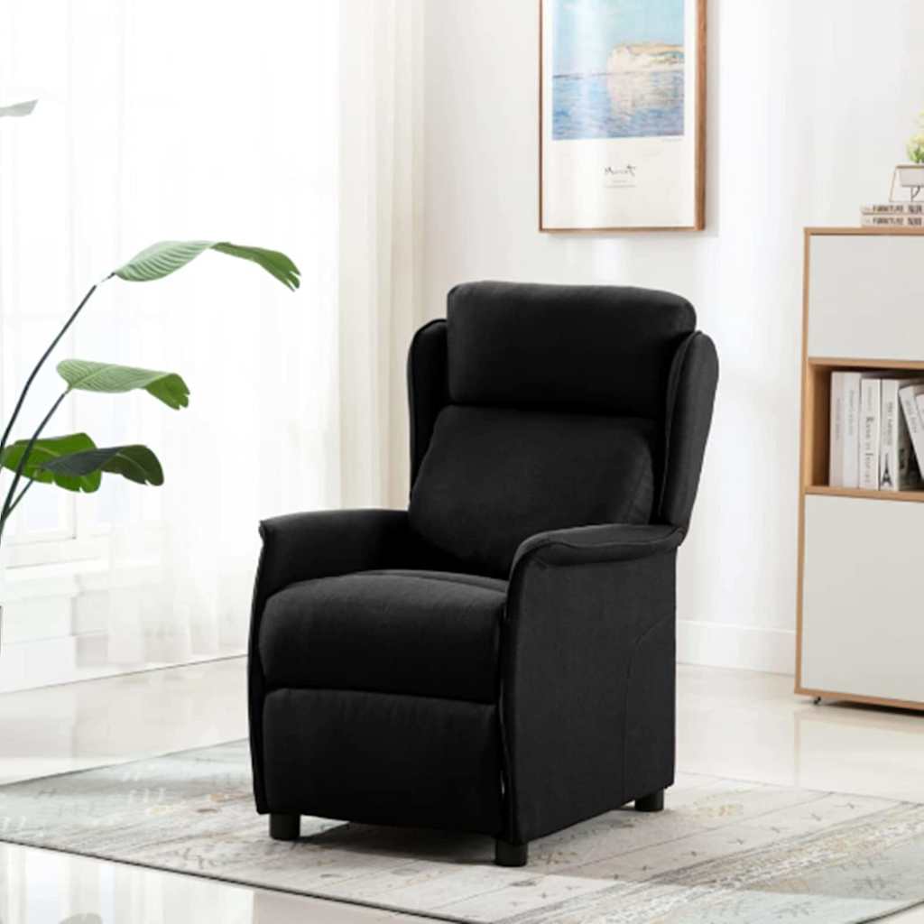Fauteuil inclinable Noir Polyester